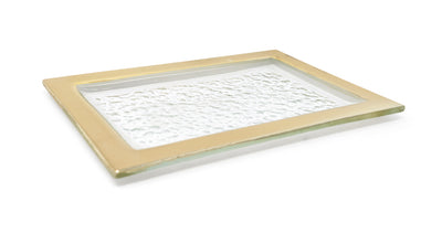 Oblong Tray with Gold Border (3 sizes)