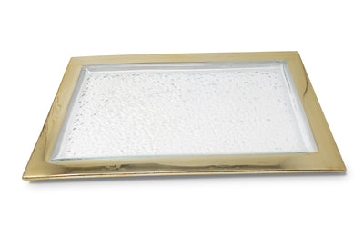 Oblong Tray with Gold Border (3 sizes)