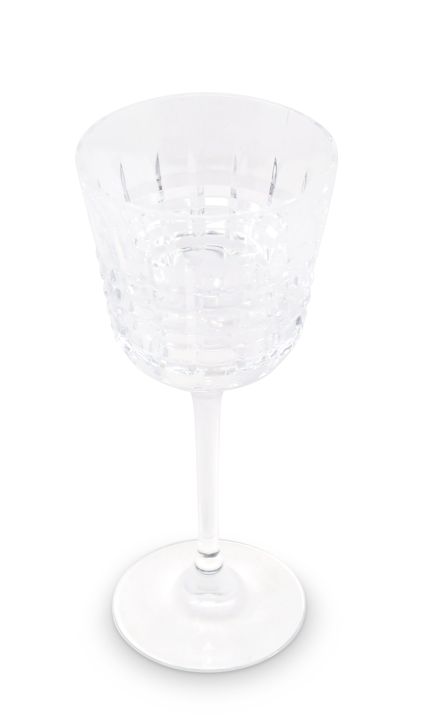 Liscio Ottico - Elegant Set of 6 Glass Glasses with Amber Shade on Bottom