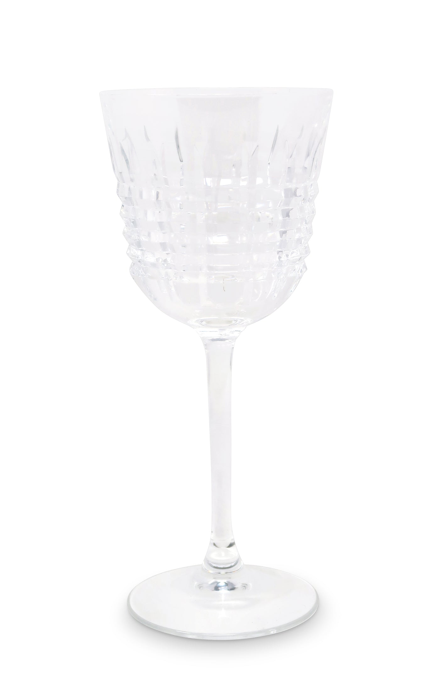 Liscio Ottico - Elegant Set of 6 Glass Glasses with Amber Shade on Bottom