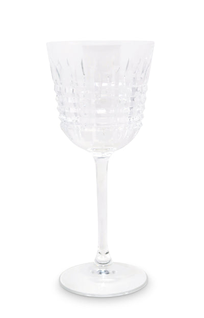 Liscio Ottico - Elegant Set of 6 Glass Glasses with Amber Shade on Bottom