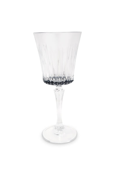 Liscio Ottico - Set of 6 Water Glasses with Linear Design