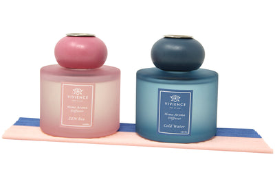 Set of 2 Diffusers Blue & Pink