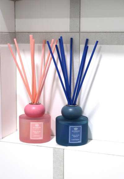 Set of 2 Diffusers Blue & Pink