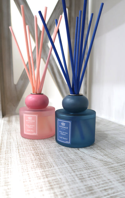 Set of 2 Diffusers Blue & Pink