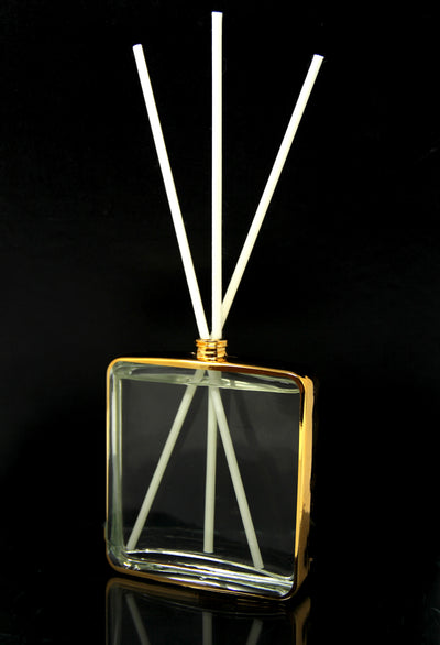 Gold Framed Square Shaped Diffuser, "Lily of the Valley" Scent